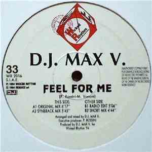 D.J. Max V. - Feel For Me download free
