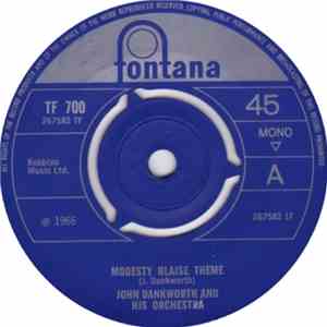 John Dankworth And His Orchestra - Modesty Blaise Theme / The Frost Report download free