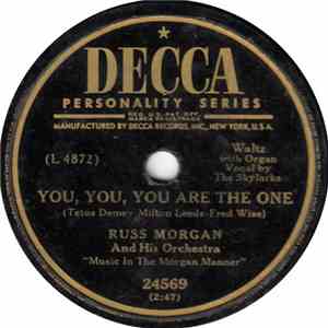 Russ Morgan And His Orchestra - You, You, You Are The One / Forever And Ever download free