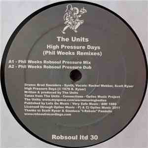 The Units / Motel Connection - High Pressure Days / H.E.R.O.I.N (Phil Weeks Remixes) download free