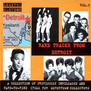 Various - Detroit (Rare Tracks From) Vol.5 download free