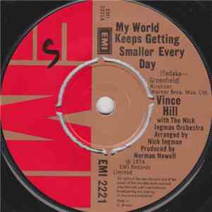 Vince Hill with The Nick Ingman Orchestra - My World Keeps Getting Smaller Every Day download free